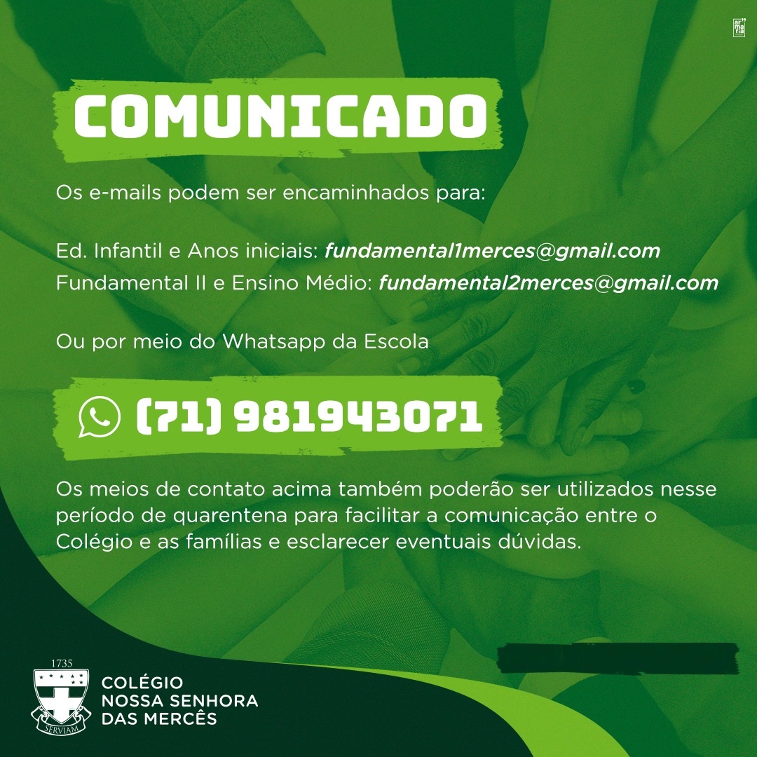 WHATSAPP DA ESCOLA WHATSAPP DA ESCOLA