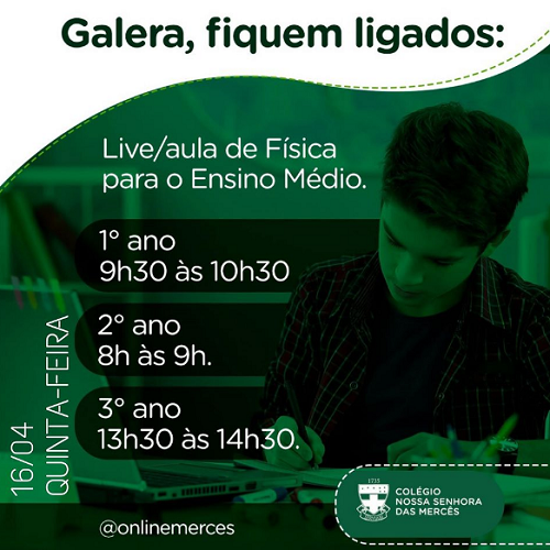 LIVE AULA DE FÍSICA PARA O ENSINO MÉDIO LIVE AULA DE FÍSICA PARA O ENSINO MÉDIO