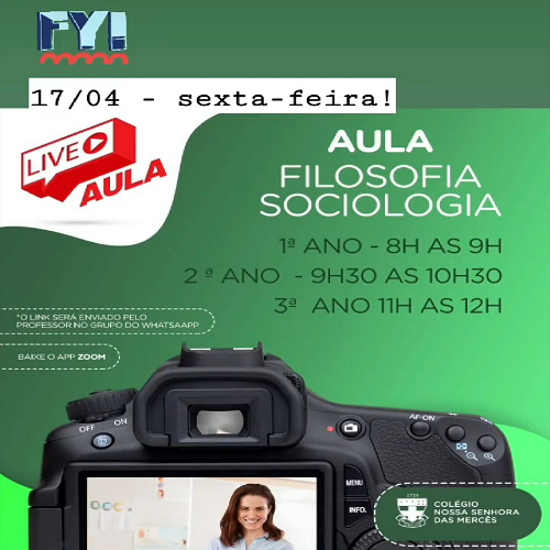 LIVE AULA FILOSOFIA E SOCIOLOGIA LIVE AULA FILOSOFIA E SOCIOLOGIA
