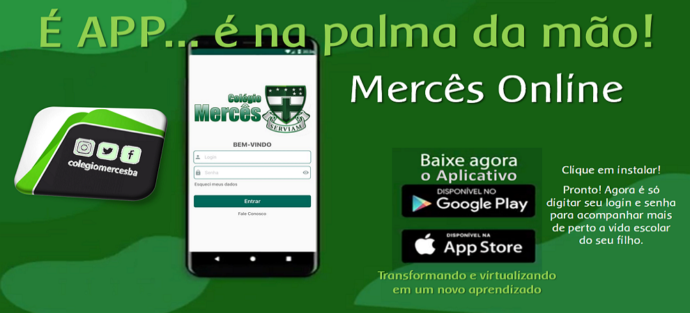 É APP...MERCÊS ONLINE...NA PALMA DA MÃO É APP...MERCÊS ONLINE...NA PALMA DA MÃO
