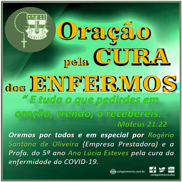 ORAÇÃO PELA CURA DOS ENFERMOS ORAÇÃO PELA CURA DOS ENFERMOS